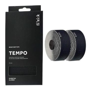 Imagem de Fita De Guidão Fizik Tempo Classic Preta Microtex 2mm
