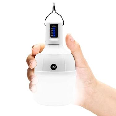 Imagem de Lâmpada Led 18w Branca Fria Forte DP Duration Power Lampião Led Recarregável Camping Luz Potente Ar Livre Barraca Viagem Pesca Acampamento