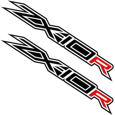 Imagem de Awonderful ZX-10R Adesivos decalques, decalque de carro de motocicleta adesivos de vinil liso liso adesivo decalque de bicicleta compatível com Kawasaki Ninja ZX10R 2016 2017 2018 2019 2020 2021