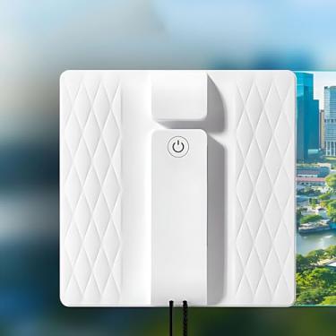 Imagem de Robô aspirador de janelas de última geração – sucção de IA de 2600 PA, jato de ar em leque de 50 ml e estrutura ultrafina – correção automática de rota, 4 sensores e backup UPS para cuidados segu