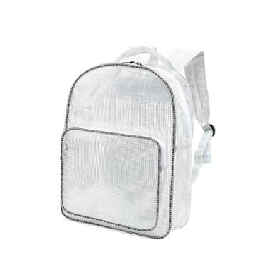 Imagem de Baoblaze Mochila para ferramentas, mochila de PVC transparente, bolsa para ferramentas de sala limpa, bolsa para engenheiro, técnico, eletricista, reparador de
