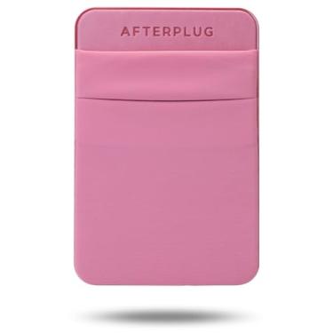 Imagem de Afterplug 2-Pocket Pouch for Laptop with Reusable Adhesive, for Portable External SSD SanDisk, Samsung T7, Crucial X8, Apple Magic Mouse, Ledger Nano, USB Cable - Pink