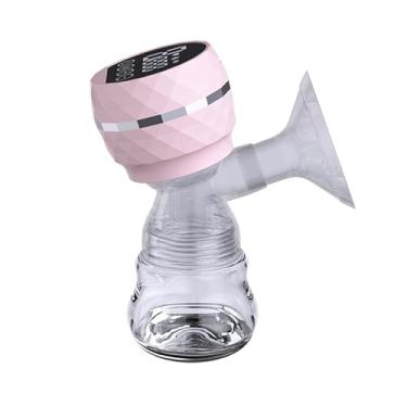 Imagem de Bomba Tira Leite Automático Amamentação + 10 Sacos De Armazenamento De Leite(Pink,Sem saco)