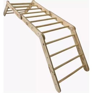 Imagem de Triangulo Pikler Articulado Infantil Duplo Compensado Cm1004 - Colormo