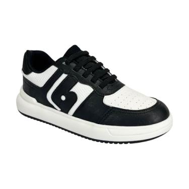 Imagem de Tênis Infantil Bibi B College Branco e Preto (Branco e Preto, BR, Criança de 4 a 8 anos, Numérico, P, 28)