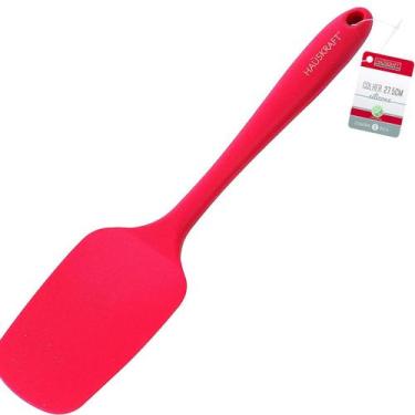 Imagem de Espátula Pão Duro Fechada Raspadora De Silicone 27cm Hauskraft