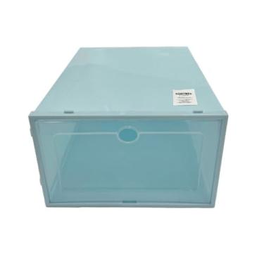 Imagem de Kit Com 10/20 Caixas Organizadoras Para Sapatos Tênis Empilhável Tampa Flip(VERDE,20)