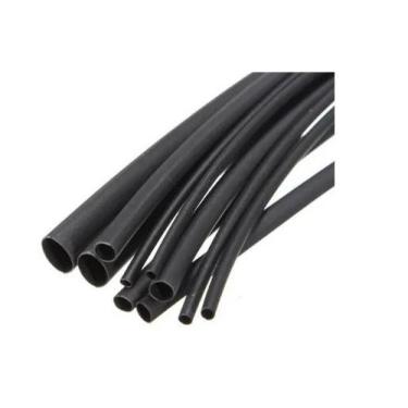 Imagem de Kit 10 mt termo retratil 2.5mm preto sibratec