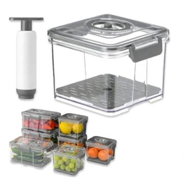 Imagem de Pote Hermético com Bomba de Vácuo 1,5L