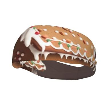 Imagem de Bandanas de corrida para homens e mulheres, faixas de suor esportivas com absorção de umidade, lenço de cabeça atlético, faixa de cabelo elástica para tênis, basquete, corrida