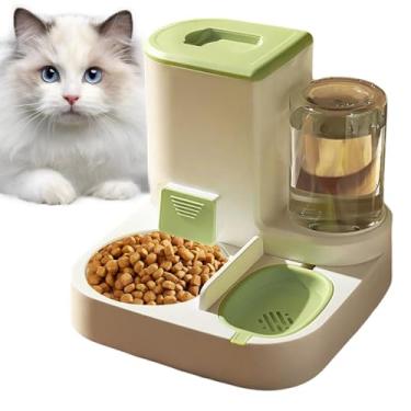 Imagem de Alimentador automático 2 em 1 para animais de estimação, 2 em 1, dispensador automático de comida para cães | Alimentador automático de água para cães, alimentador de animais de estimação para cães e