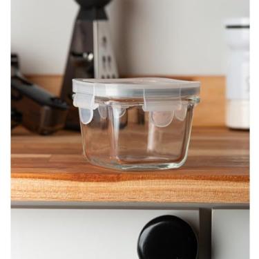 Imagem de LYOR - Pote Hermético com Tampa Quadrado 150ml Vidro