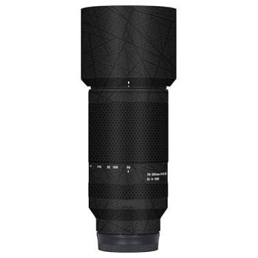 Imagem de Skin Lens Camera Skin Wrap Vinil Adesivo Acessórios para Tamron 70-300mm F4.5-6.3 apto para Sony Mount 70 300 (Cross Ultra Black)