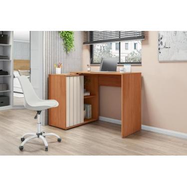 Imagem de Mesa Escrivaninha Para Escritório E Home Office EM L De Canto Caemmun 