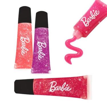 Imagem de Hidratante Labial com Glitter Barbie Mattel - Maquiagem para Lábios - 