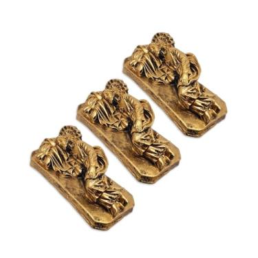 Imagem de Imagem de São José Dormindo Gesso 18cm Dourado Ouro (01)