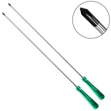 Imagem de Kit 2 Chave Phillips 3/16 X 14 Longa Tanquinho Profissional