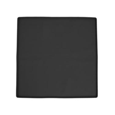 Imagem de Pwshymi Capa protetora para máquina de lavar roupa, tapete para máquina de lavar e secar roupa antiderrapante capa superior para lavanderia e cozinha (preto)