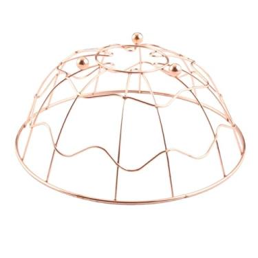 Imagem de KiBcsLic Cesta de Frutas, Tigela, Suporte para Vegetais, Organizador de Lanches, Pão, Suporte de Arame para Exibição de Sobremesas, Chá Da Tarde,