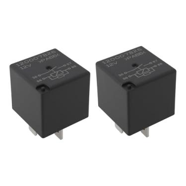 Imagem de The Lord of the Tools 2 peças de relé de ventilador de ar condicionado de 4 pinos 120007826 adequado para a maioria dos carros SUVs e veículos comerciais de 12 V