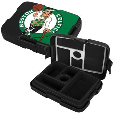 Imagem de FOCO NBA Unissex Adulto Oficialmente Licenciado 2 Tons Grande Logotipo Cor Equipe Basquete À Prova de Vazamento 5 Compartimentos Lancheira Bento - Boston Celtics