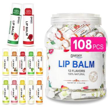 Imagem de Bálsamo labial DMSKY Lip Balm hidratante com vitamina E e óleo de coco