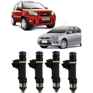 Imagem de Bico injetor ford ecosport focus 2.0 16v duratec - 0280158162 kit c/4 