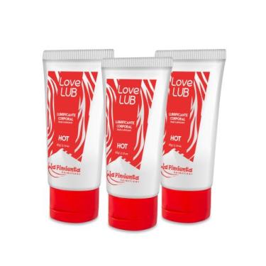 Imagem de 03 Lubrificante Intimo Love Lub 60g Hot La Pimienta