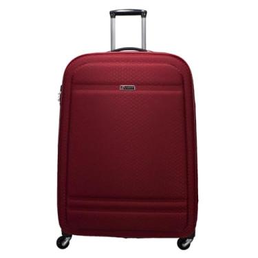 Imagem de Mala de Viagem Lansay Denver Grande Vinho Tsa e Rodas 360º