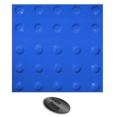 Imagem de Piso Tátil - Conduz Tintas - Alerta - AZUL - A Base de Resina - 08 mm 