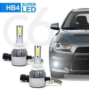 Imagem de Par Lâmpadas HB4 Farol Milha Ford Fiesta 2003 2004 2005 2006 Super Led