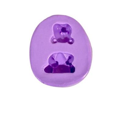 Imagem de F1255 molde de silicone urso confeitaria biscuit - confeitaria dos mol