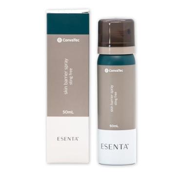 Imagem de ConvaTec ESENTA Barreira de pele para proteção em torno de estomas e ferimentos, à base de silicone, picadas e sem álcool, frasco spray de 50 ml (pacote com 1)