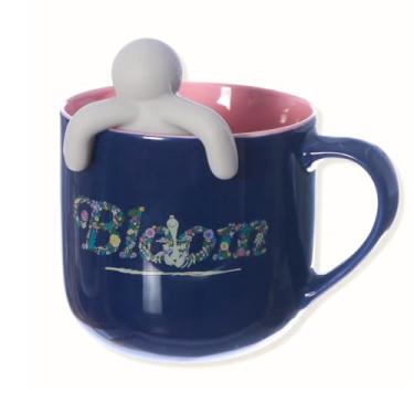 Imagem de Caneca 350ml Com Infusor Para Chá Snoopy Bloom Zona Criativa