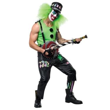 Imagem de California Costumes, Crazed Clown, tamanho masculino grande