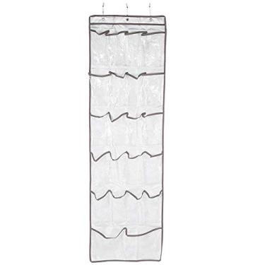 Imagem de Saco de Armazenamento para Pendurar na Porta Com 22 Bolsos - Organizador de Sapatos e Brinquedos para Economia de Espaço - Pano Oxford Premium