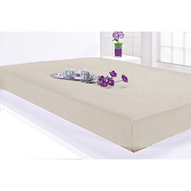 Imagem de Lençol De Algodão Com Elástico Avulso Casal Queen 01 Peça, Mellindre, Tecido: Percal 100% Algodão., Palha Grande, Sofisticata 2018-2216