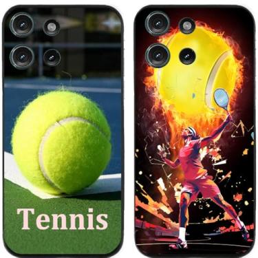 Imagem de Pacote com 2 capas de telefone clássicas estampadas em gel TPU fino I para celular (para Motorola Moto G75 5G)