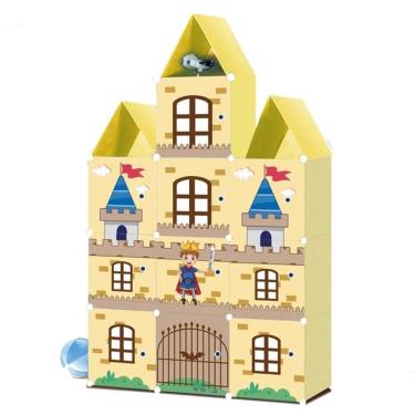 Imagem de Armário Infantil Portátil 13 Módulos Organizador Brinquedos