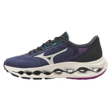Imagem de Tênis de Corrida Mizuno Wave Legend 4 Feminino, Azul, 36