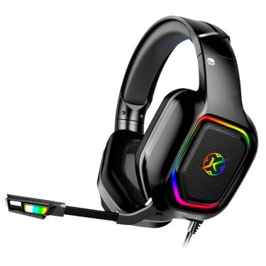 Imagem de Headset Gamer Preto Kalkan Magni RGB  7.1 Surround Virtual USB