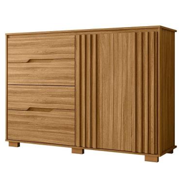 Imagem de Comoda Texas 4 Gavetas 2 Portas 147 Cm Freijo Moval Freijo