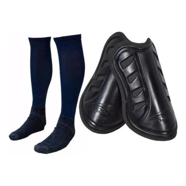 Imagem de Meião Caneleira Futsal Society Campo Adulto Infantil Promoçã