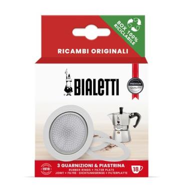 Imagem de Cartela com 3 Borrachas para Cafeteira 12 e 18 Xícaras Bialetti