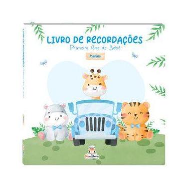 Imagem de Livro de recordações: primeiro ano do bebê: menino - Blu Editora