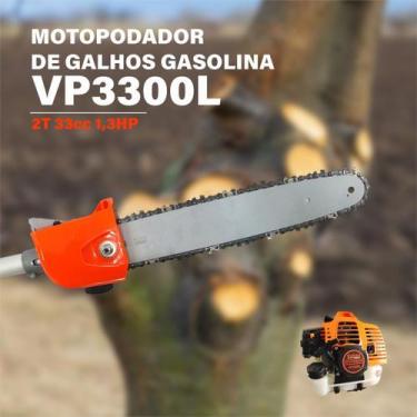 Imagem de Moto podador De Galhos Gasolina 2t 33cc Com Extensor Vp3300l - Vulan