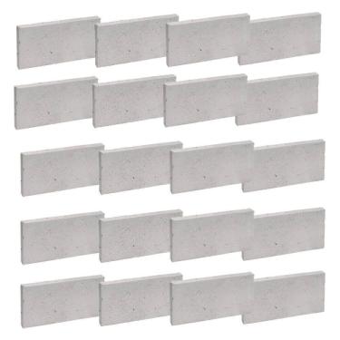 Imagem de Plaqueta Refratária De 11,4x23x2,5cm Com 20 Peças - Cerâmica Martins Plaqueta Refratari...