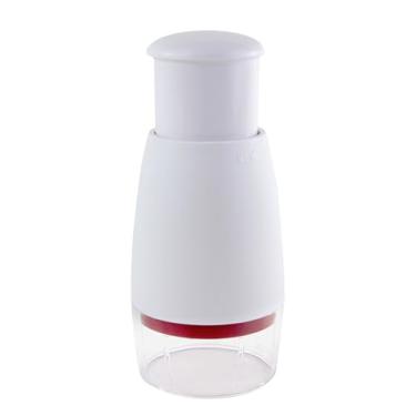 Imagem de Zyliss Cortador de alimentos clássico Zick Zick – Cortador manual de alimentos – Cortador de cebola, tomate e vegetais – Aço inoxidável e lavável na lava-louças – Branco, 23 cm