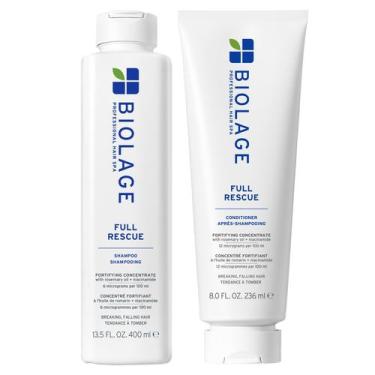 Imagem de Shampoo Biolage Full Rescue Set para cabelos finos veganos 636ml