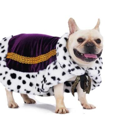 Imagem de Fantasia para animais de estimação Lovelyshop Lux Fur Purple Cat Dog C